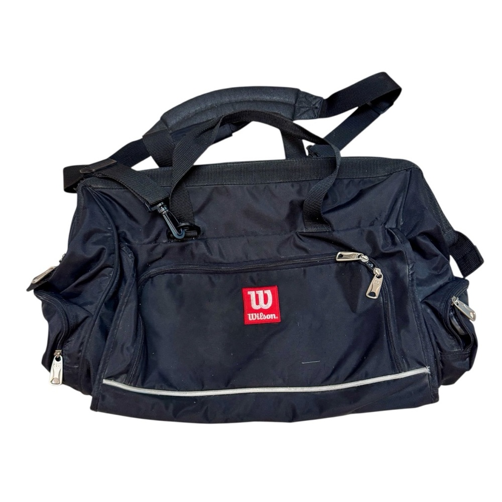 Wilson Y2K Black Sports Athletic Travel Duffel Bag